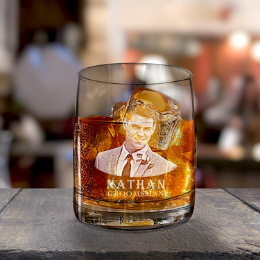 Personalized Groomsman Glasses